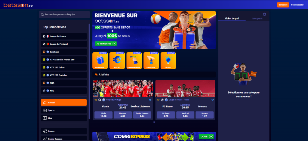 betsson paris sportif