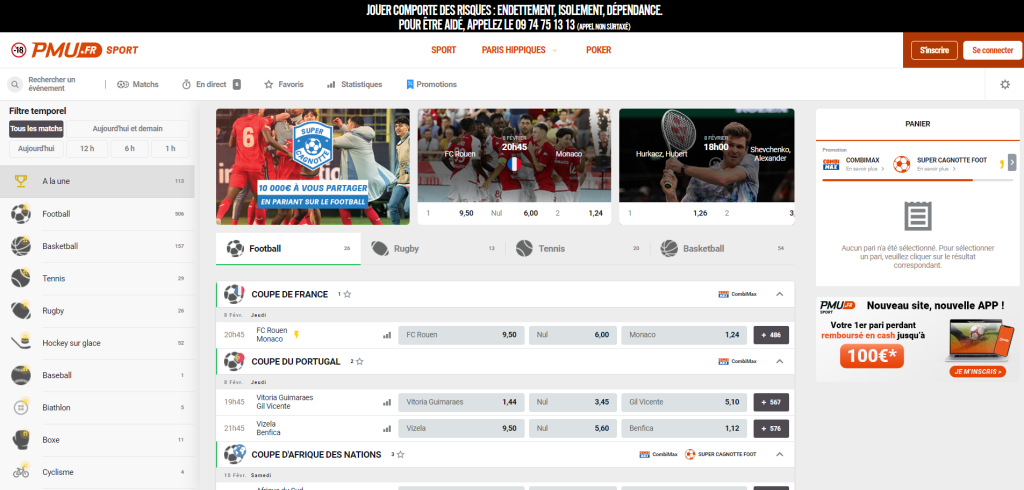 pmu plateforme de paris sportif