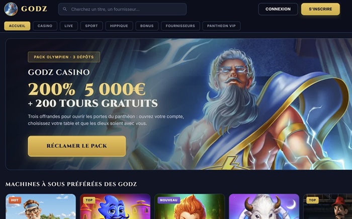 bonus godz casino